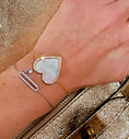 Load image into Gallery viewer, AMOR mother-of-pearl heart bracelet

