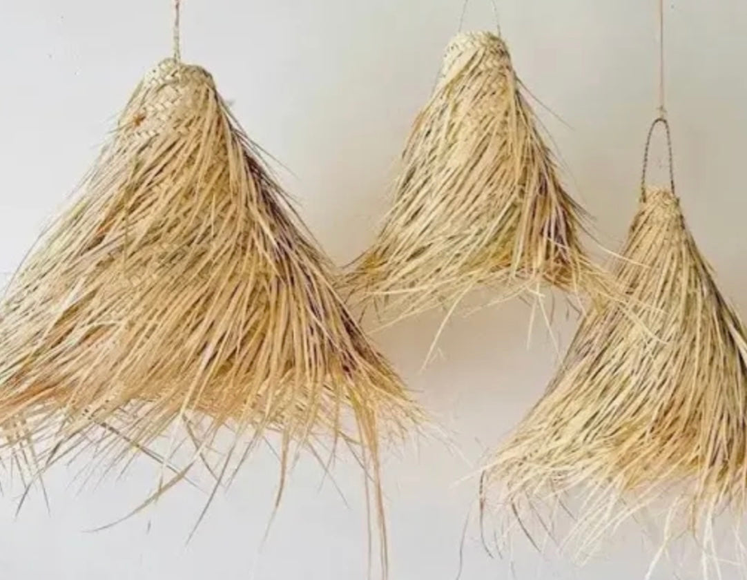 Grand Abat jour paille PALMERAIE