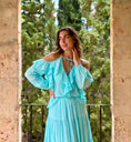 Cargar la imagen en la vista de la galería, Blouse Épaules Dénudées SOPHIE – Voile de Coton | Volants Girly | Bohème Chic Resort
