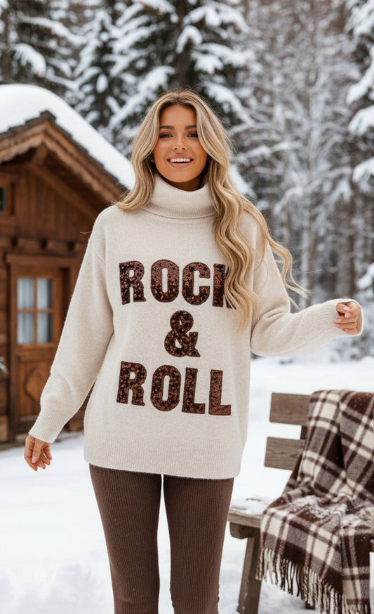 Pull col roulé ROCKY GIRL