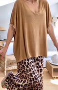 Charger l'image dans la visionneuse de la galerie, Pantalon large soie léopard KENY
