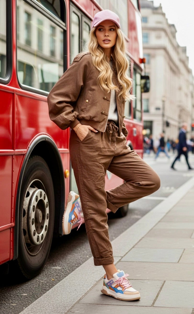 CHELSEA — Blouson Officier | Manches Bouffantes