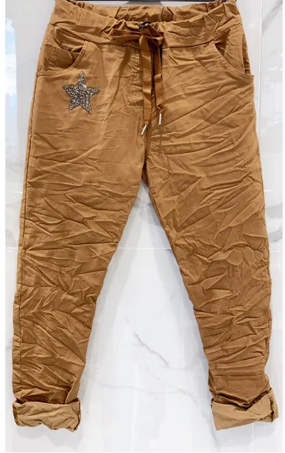 CLARA camel pants