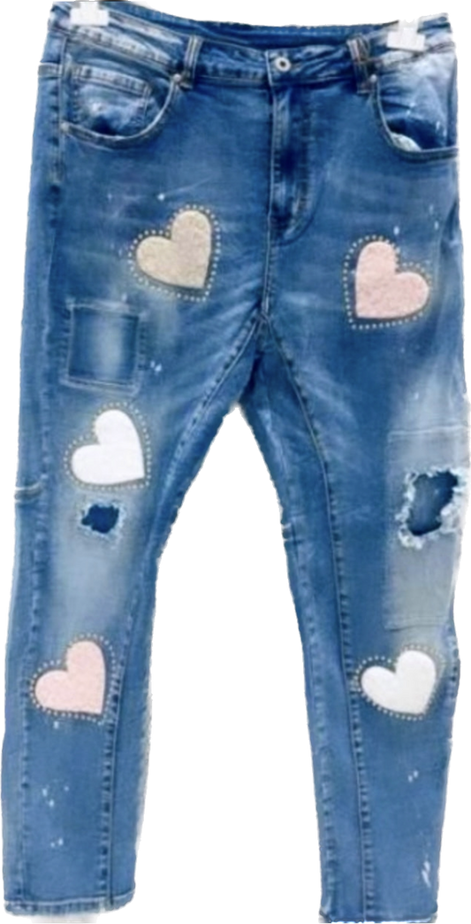 MAXOU heart jeans