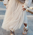 Load image into Gallery viewer, Sand beige tulle skirt NINI
