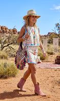 Load image into Gallery viewer, Ensemble Top & Jupe Angel en Lin & Coton – Chic Estival🌸
