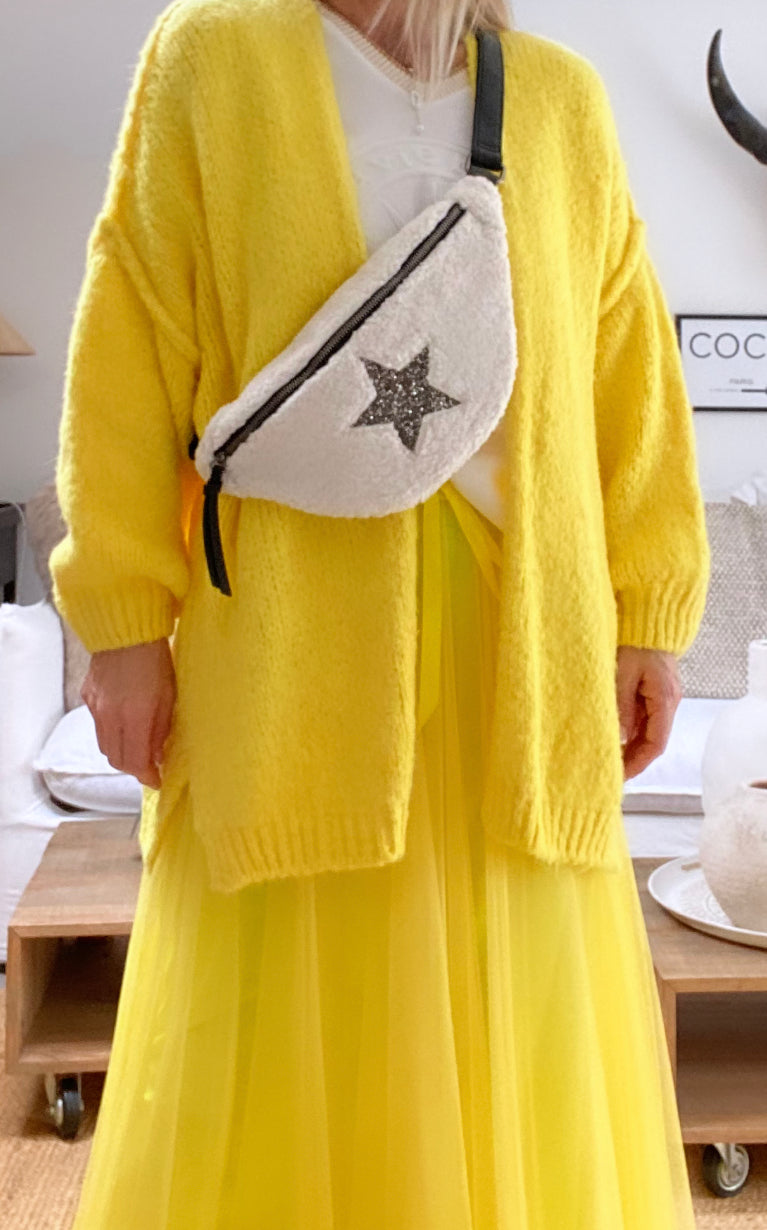 Neon yellow tulle skirt NINI 2 sizes