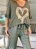 Load image into Gallery viewer, PILI khaki faux leather pants 2 sizes
