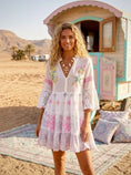 Reproducir el video en la vista de la galería, Robe Bohème MARIA ✨ Coton, Sequins & Broderies 🌸⭐
