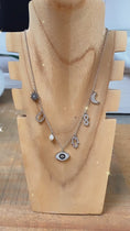 Load and play video in Gallery viewer, IRMA silver and shiny necklace
