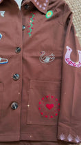 Charger et lire la vidéo dans la visionneuse de la galerie, Veste LUCKY – Western broderies chocolat
