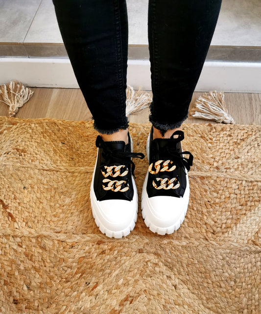 baskets LABELA noires