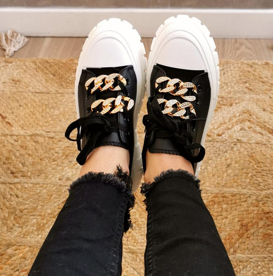 black LABELA sneakers