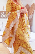 Load image into Gallery viewer, yellow MAHE silk top and pants set
