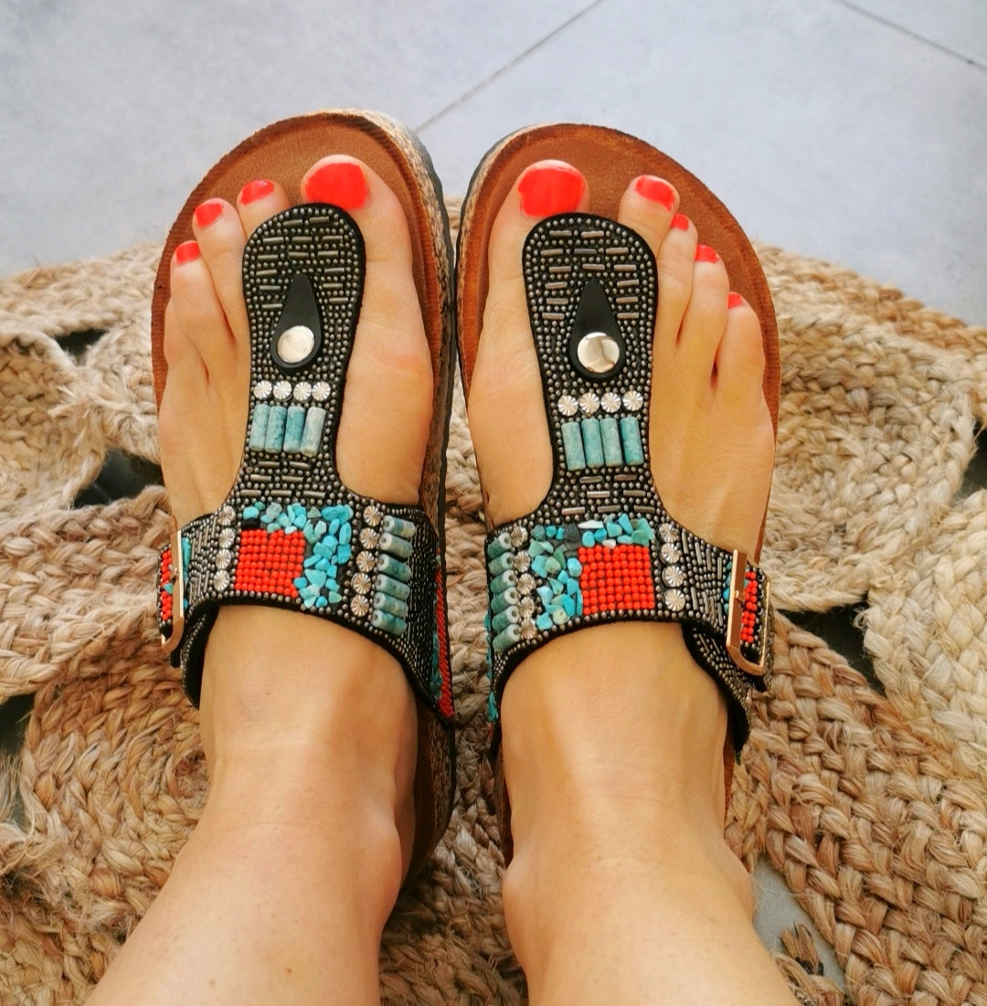 TORY toe-finger sandals
