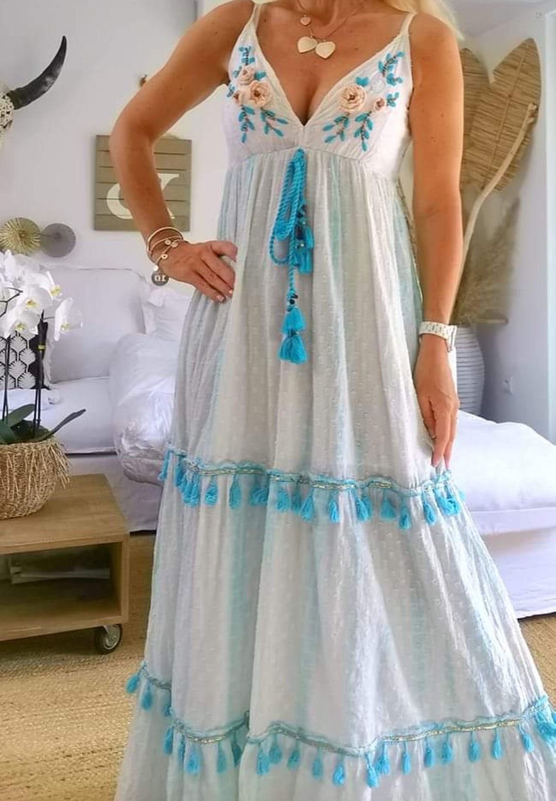long bohemian dress NIKAIA