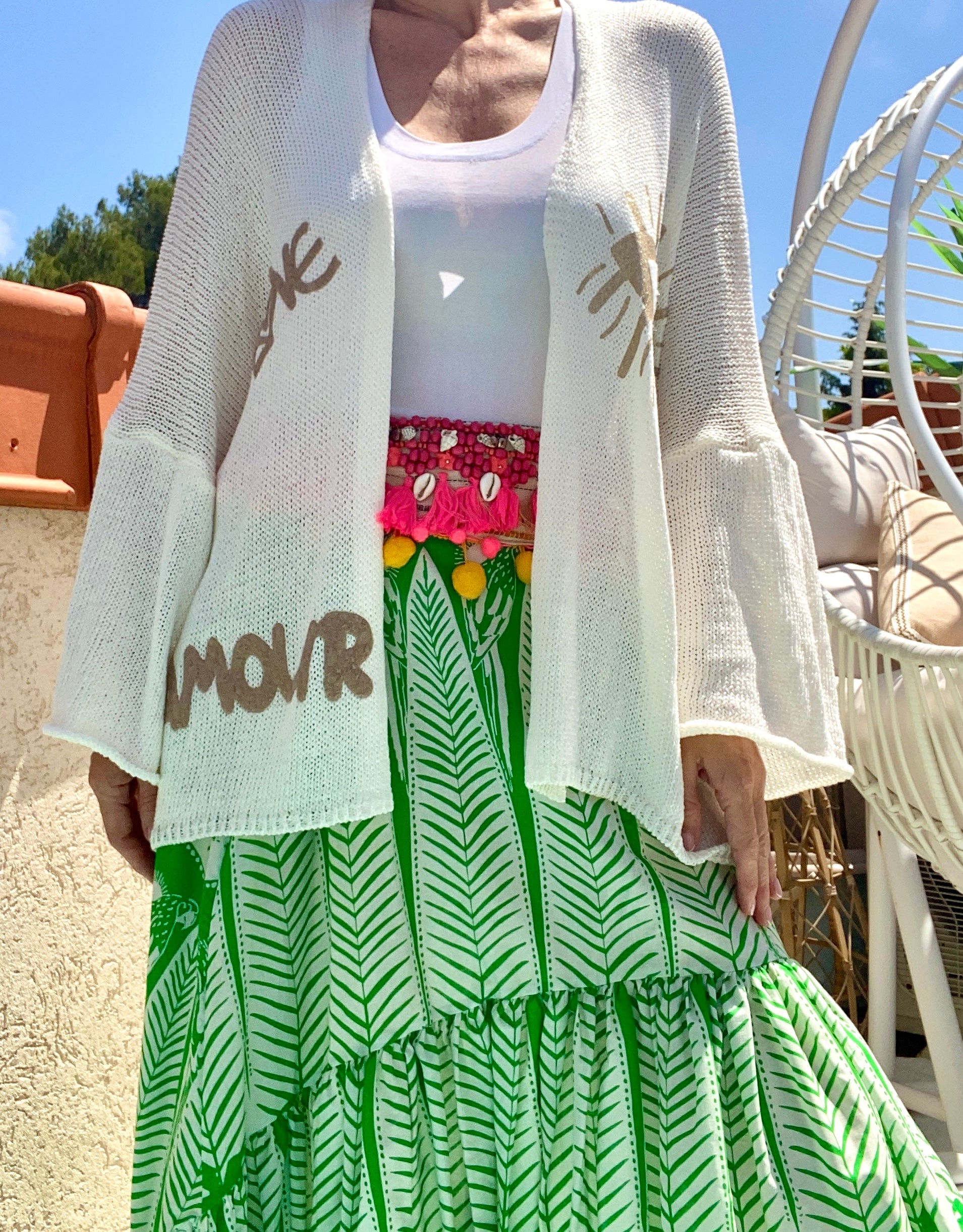Green PALMA skirt