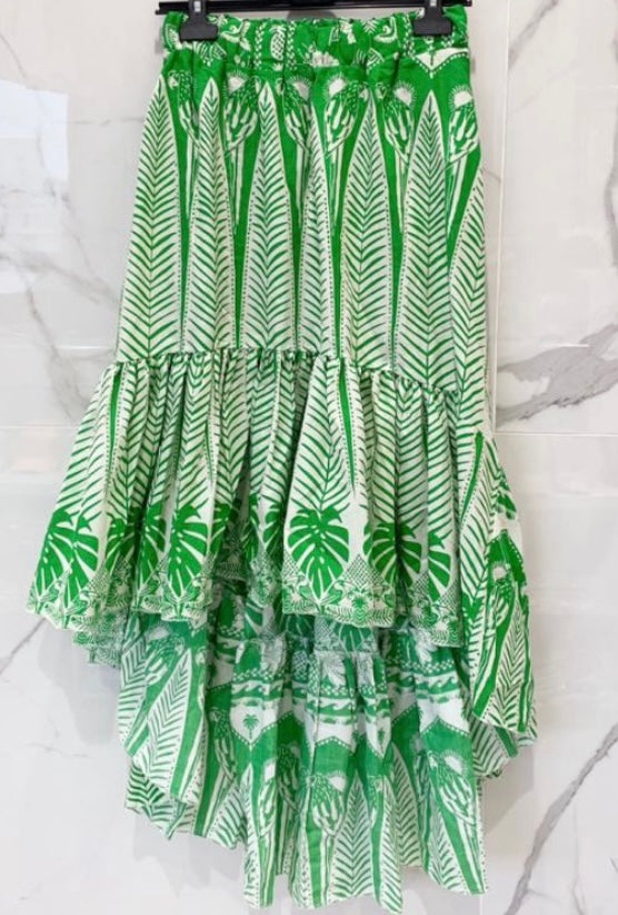 Green PALMA skirt